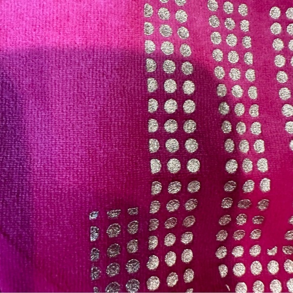 Juicy Couture Girls Velour Zip‎ Up Hoodie in Pink Size Large or adult XS - Picture 6 of 9